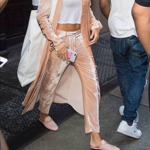 Filles a Papa Blush Velvet Trousers 0 - Picture 5 of 13